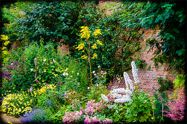 English Country Garden Picture Board by Mark Llewellyn