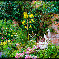 Buy canvas prints of English Country Garden by Mark Llewellyn
