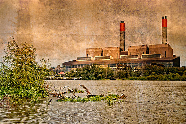 Huntly Power Station Picture Board by Mark Llewellyn