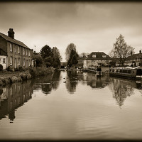 Buy canvas prints of Hungerford Canal, Berkshire, England, UK by Mark Llewellyn
