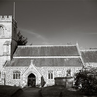 Buy canvas prints of St Georges Church, Preshute, Wiltshire, England, U by Mark Llewellyn