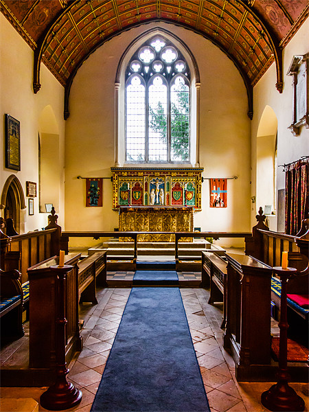St Mary, Kintbury Picture Board by Mark Llewellyn