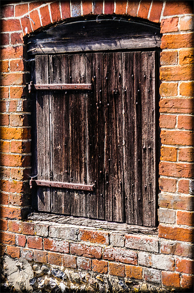 Old Wooden Door Picture Board by Mark Llewellyn