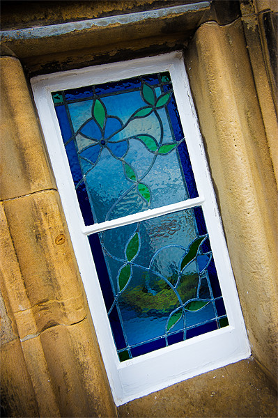 Stained Glass Window Picture Board by Mark Llewellyn