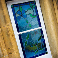 Buy canvas prints of Stained Glass Window by Mark Llewellyn
