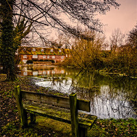 Buy canvas prints of Lower Denford Hungerford by Mark Llewellyn