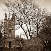 Buy canvas prints of St Lawrence Church, Hungerford, Berkshire, England by Mark Llewellyn