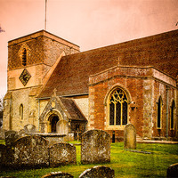 Buy canvas prints of St Mary, Kintbury, Berkshire, England, UK by Mark Llewellyn