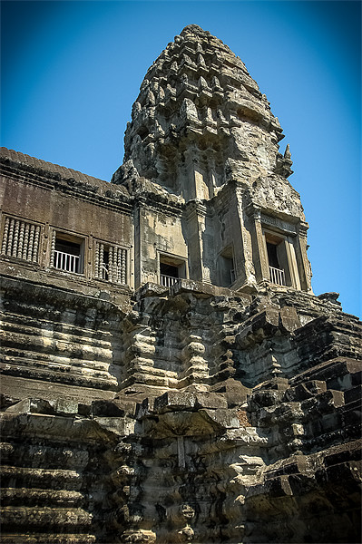 Ankhor Wat Temple Picture Board by Mark Llewellyn