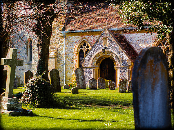St Mary, Kintbury, Berkshire, England, UK Picture Board by Mark Llewellyn