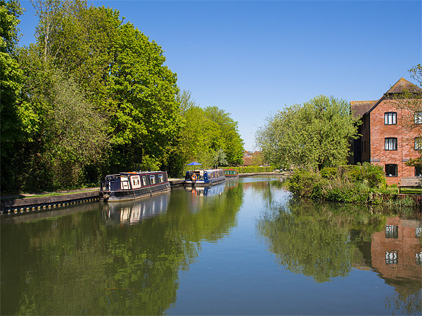 West Mills, Newbury, Berkshire, England, UK Picture Board by Mark Llewellyn