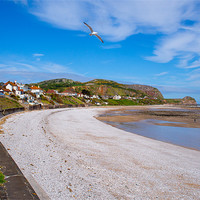 Buy canvas prints of Beach at Rhos on Sea, Wales, UK by Mark Llewellyn