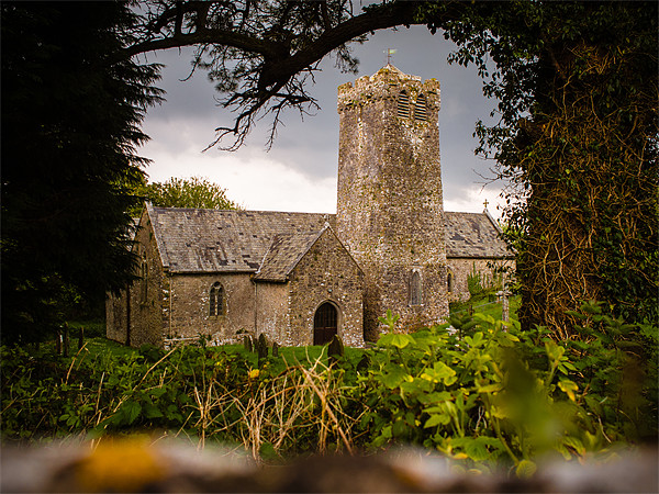 St Michaels Church, Castlemartin, Pembrokeshire, W Picture Board by Mark Llewellyn
