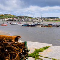 Buy canvas prints of Conway Harbour, Wales, UK by Mark Llewellyn