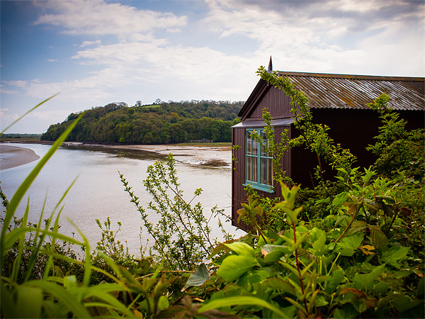 Dylan Thomas Boat House, Laugharne, Wales, UK Picture Board by Mark Llewellyn
