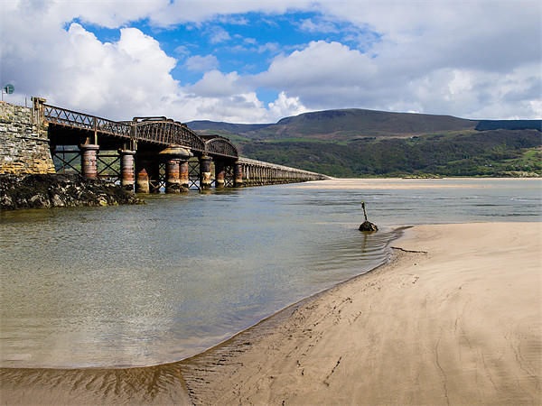 Mawddach Rail Bridge, Gwynedd, Wales, UK Picture Board by Mark Llewellyn