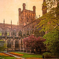 Buy canvas prints of Chester Cathedral, England, UK by Mark Llewellyn