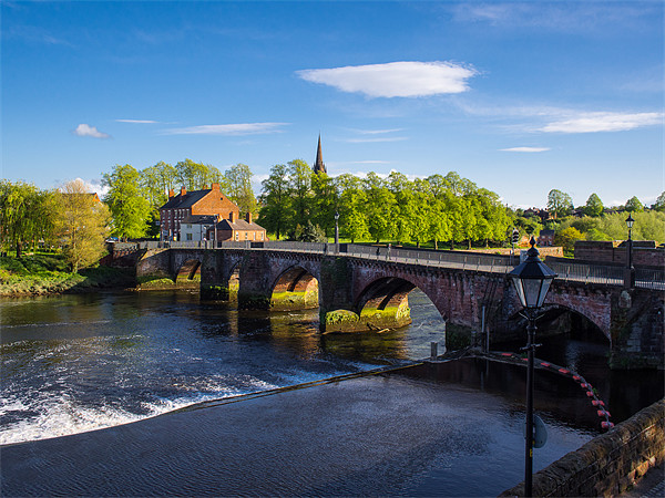 Grosvenor Bridge, Chester, England, UK Picture Board by Mark Llewellyn