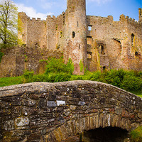Buy canvas prints of Laugharne Castle, Wales, UK by Mark Llewellyn