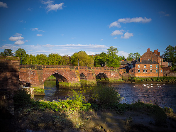 Old Dee Bridge, Chester, England, UK Picture Board by Mark Llewellyn