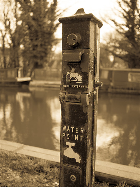 Canal Water Point, Kintbury, Berkshire, England, U Picture Board by Mark Llewellyn