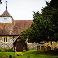 Buy canvas prints of St Mary, Sulhamstead, Berkshire, England, UK by Mark Llewellyn