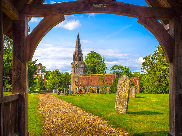 St Gregorys, Welford, Berkshire, England, UK Picture Board by Mark Llewellyn