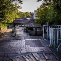 Buy canvas prints of Chester Canal, England, UK by Mark Llewellyn