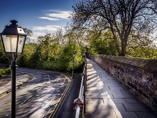 Chester Walls Walkway, Chester England, UK Picture Board by Mark Llewellyn