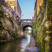 Buy canvas prints of Chester Canal, England, UK by Mark Llewellyn