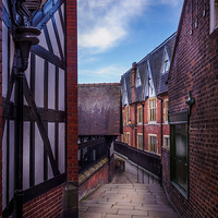 Buy canvas prints of Chester City Walk, England, UK by Mark Llewellyn