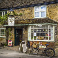 Buy canvas prints of Village Bakery, Lacock, Wiltshire, England, UK by Mark Llewellyn