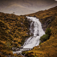 Buy canvas prints of Storm over the Highlands, Scotland, UK by Mark Llewellyn