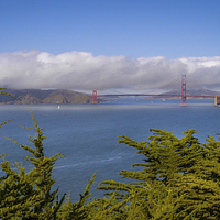 Buy canvas prints of Golden Gate Bridge, San Francisco, California, USA by Mark Llewellyn