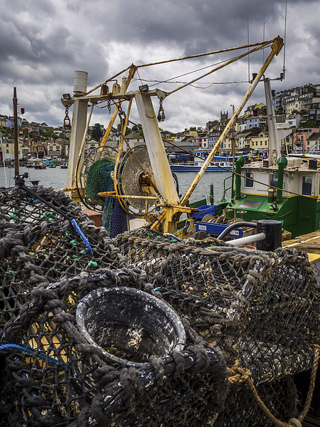 Fishing Pots, Brixham, England, UK Picture Board by Mark Llewellyn