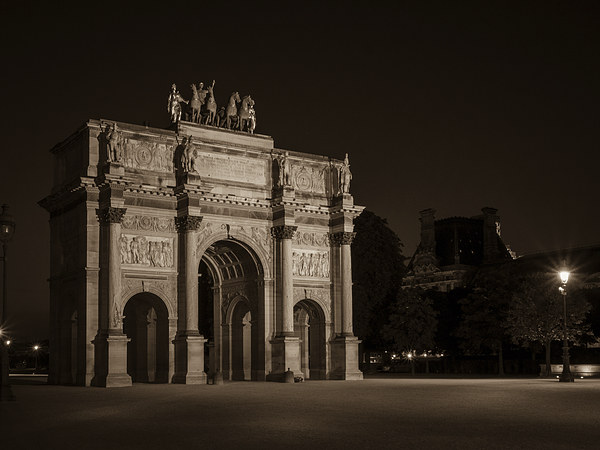 Arc de Triomphe du Carrousel, Paris, France Picture Board by Mark Llewellyn