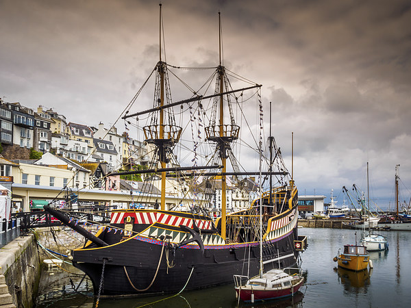 The Golden Hind, Brixham, England, UK Picture Board by Mark Llewellyn
