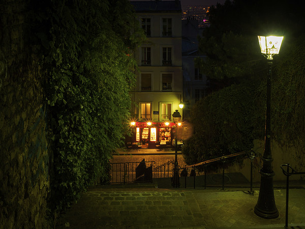 Montmartre Steps, Paris, France Picture Board by Mark Llewellyn