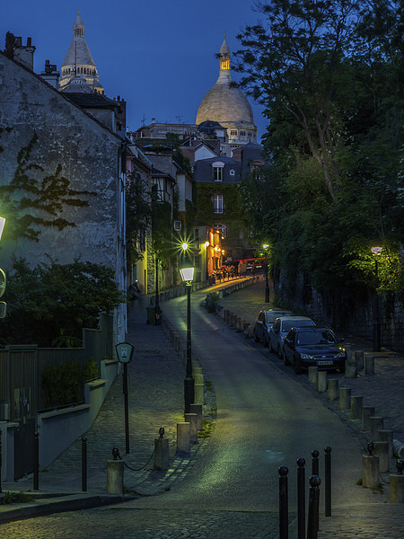 Montmartre Sundown, Paris, France Picture Board by Mark Llewellyn