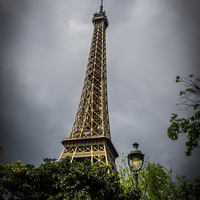 Buy canvas prints of Eiffel Tower, Paris, France by Mark Llewellyn