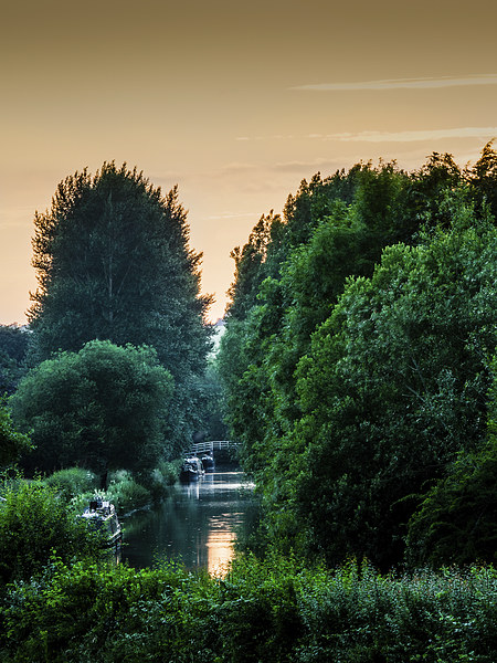 Kennet and Avon Canal, Hungerford, Berkshire, Engl Picture Board by Mark Llewellyn