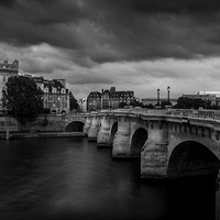 Buy canvas prints of Pont Neuf Bridge, Paris, France by Mark Llewellyn