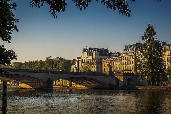 River Seine Sunrise, Paris, France Picture Board by Mark Llewellyn