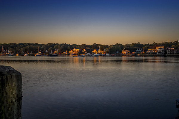 Mahone Bay from Oakland, Nova Scotia, Canada Picture Board by Mark Llewellyn