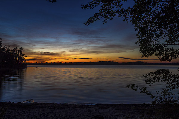 Kejimkujik Sunset, Nova Scotia, Canada Picture Board by Mark Llewellyn