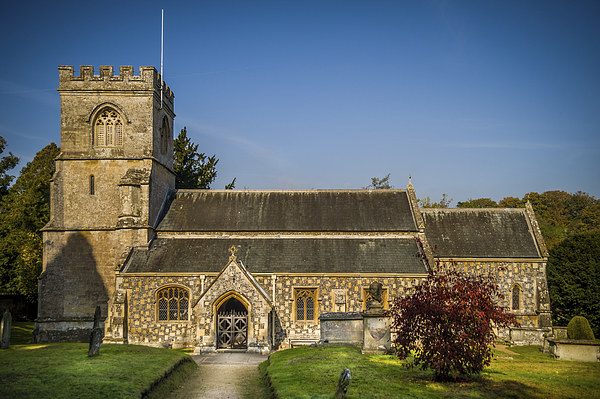 St Georges Church, Preshute, Wiltshire, England, U Picture Board by Mark Llewellyn