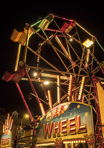 Ferris Wheel, Hungerford, Berkshire, England, UK Picture Board by Mark Llewellyn