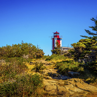 Buy canvas prints of Point Prim Lighthouse, Digby, Nova Scotia, Canada by Mark Llewellyn