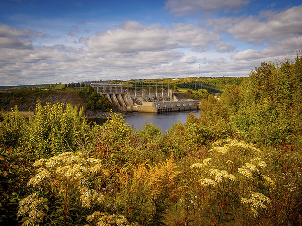 Mactaquac Dam, Fredericton, New Brunswick, Canada Picture Board by Mark Llewellyn