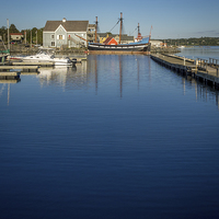 Buy canvas prints of The Hector Ship, Pictou, Nova Scotia, Canada by Mark Llewellyn